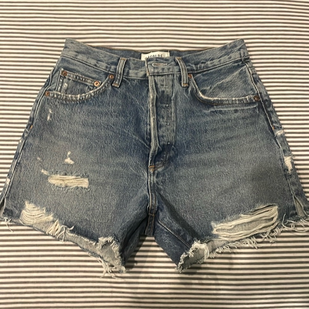 Agolde Dee high rise cutoff shorts